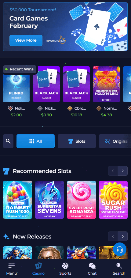 Rainbet Casino – Recenzia & Oficiálny web pre Slovensko